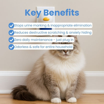 Stop Cat Stress Behaviors with Nature's Own Calming Signal