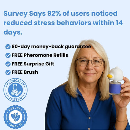 Stop Cat Stress Behaviors with Nature's Own Calming Signal